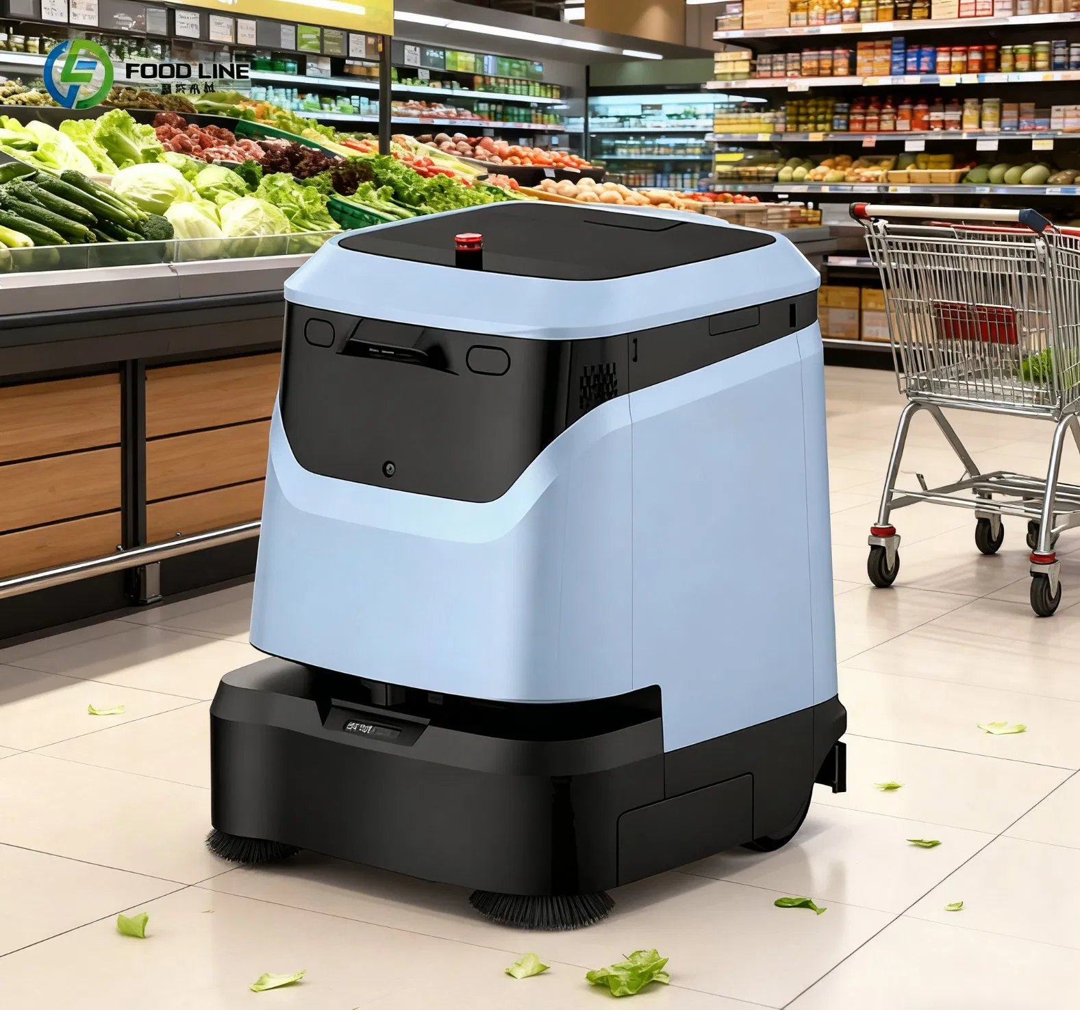 Commercial Automatic Floor Cleaning Robot Robotic Vacuum Cleaner with Vacuum and Mop Self Cleaning and Dry Dusting Robot for Hotel