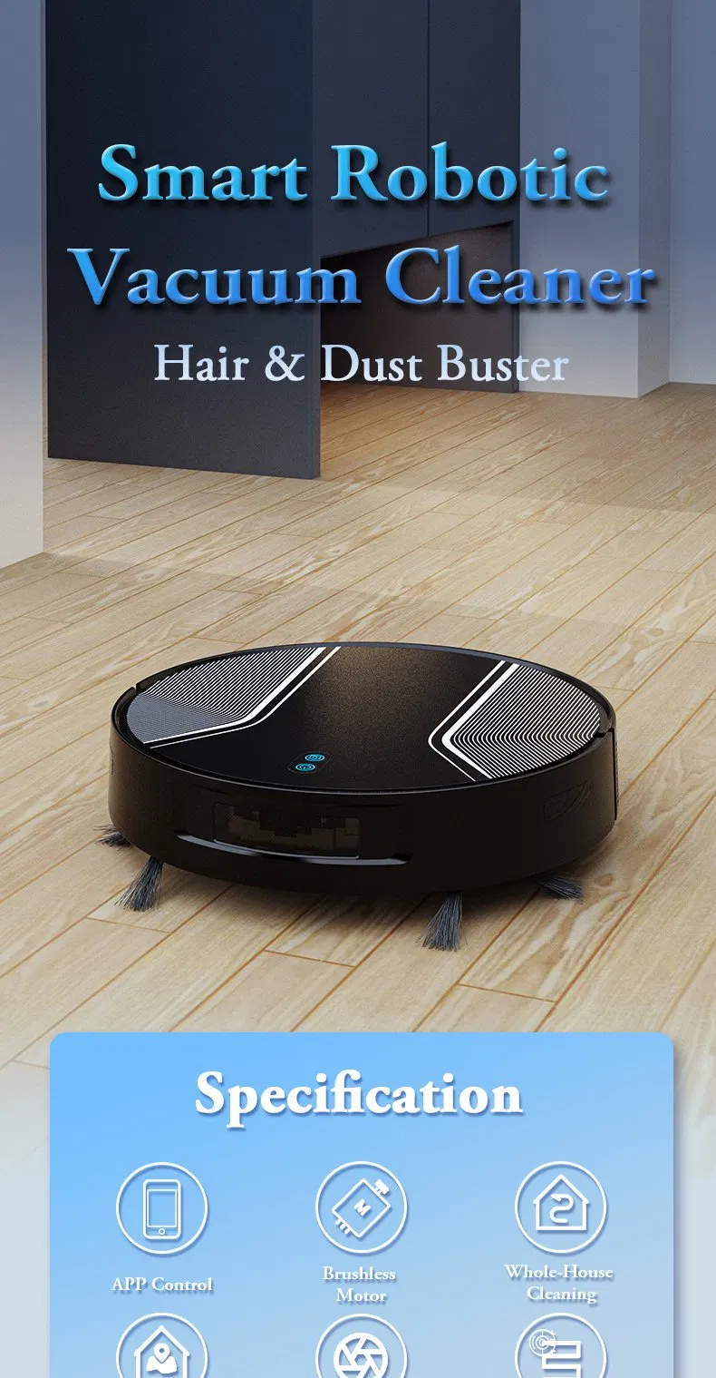 Robot Vacuum Super Thin, Powerful Suction, Quiet, Self-Charging Robotic Vacuum Cleaner, Cleans Hard Floors to Medium-Pile Carpets