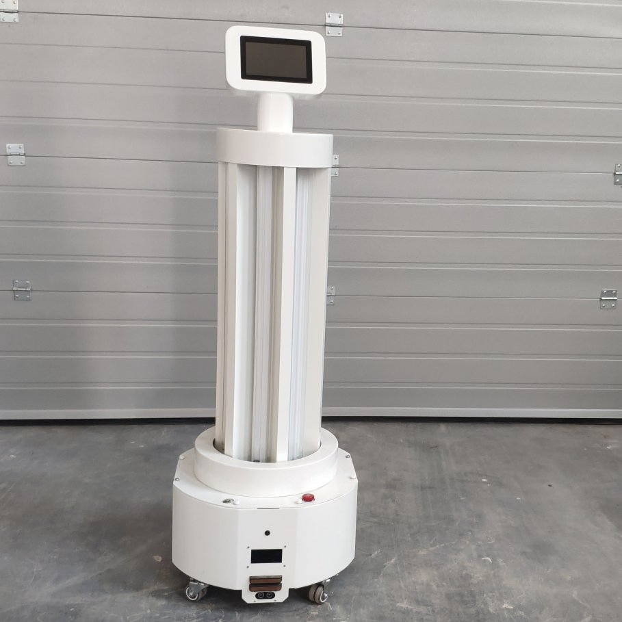 Factory-Direct UV Ultraviolet Disinfection Robot: for Hospitals &amp; Schools, Fully Automatic Trackless Disinfection Cart