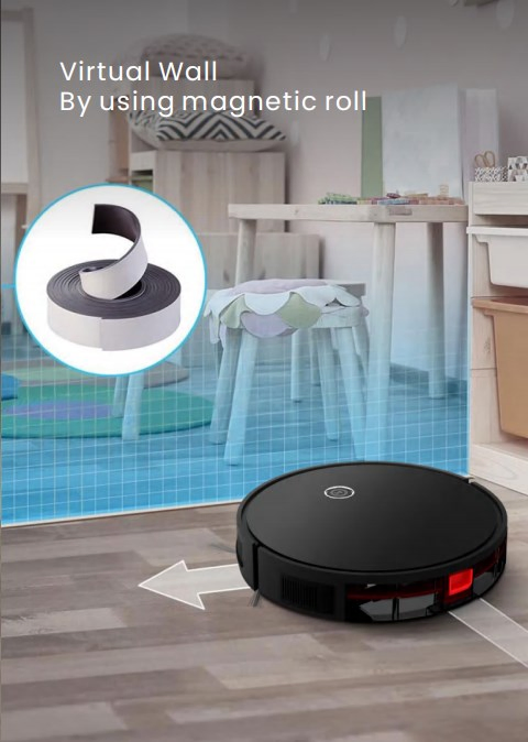 House Automatic Robotic Sweeping Intelligent Wet and Dry Vacuum Cleaner