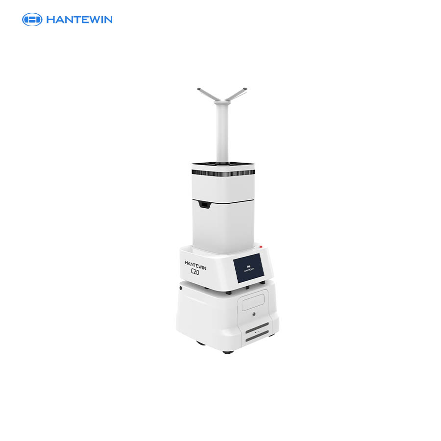 Smart Disinfection Robot with Atomizing Spray Technology for Hotels