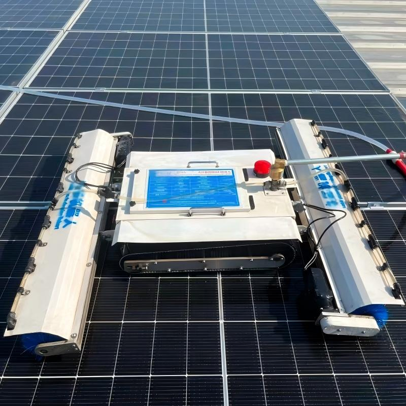 Automated Solar Panel Cleaning Robot for Effortless Maintenance