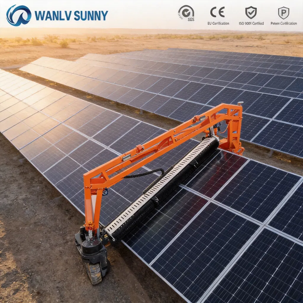 Extra-Large Solar Panel Cleaning Equipment Solar Bridge Cleaning Robot PV Panel Cleaner