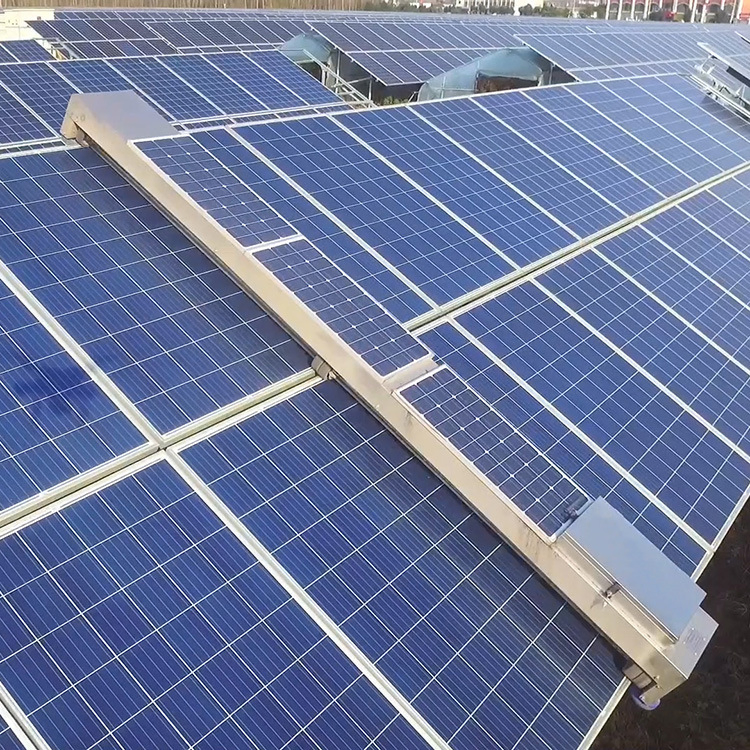 Dry and Wet Photovoltaic Cleaning Robot Solar Panel Cleaning System