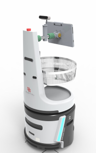 Commercial Cleaning Robot for Supermarket Autonomous Floor Scrubber AI Guide 5G/WiFi Edge Cleaning Auto Mopping Inventory Check