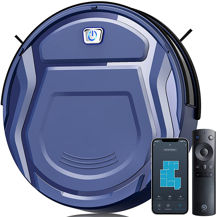 Lrt210 Robot Vacuum Cleaner, 1800PA Strong Suction, Slim, Quiet, Automatic Self-Charging Robotic Vacuum, Wi-Fi/APP/Alexa/Remote Control