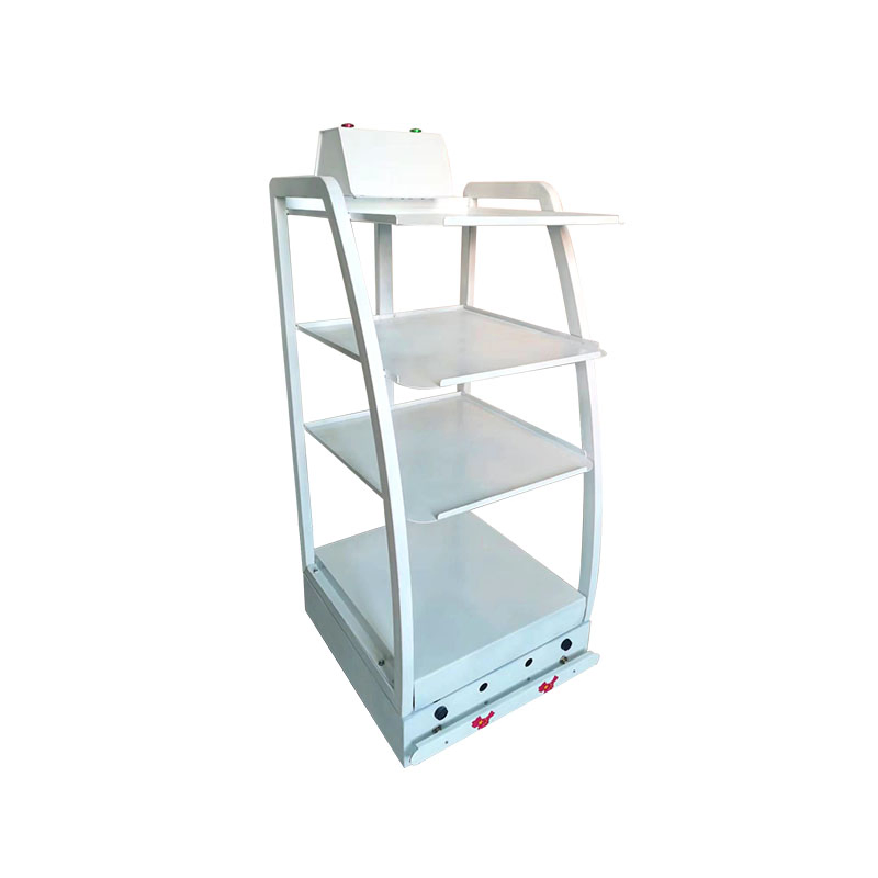 Magnetic Strip Navigation Unmanned Handling Robot: Agv Trolley with Multi-Station Rotational Stop, Multi-Functional Adaptation