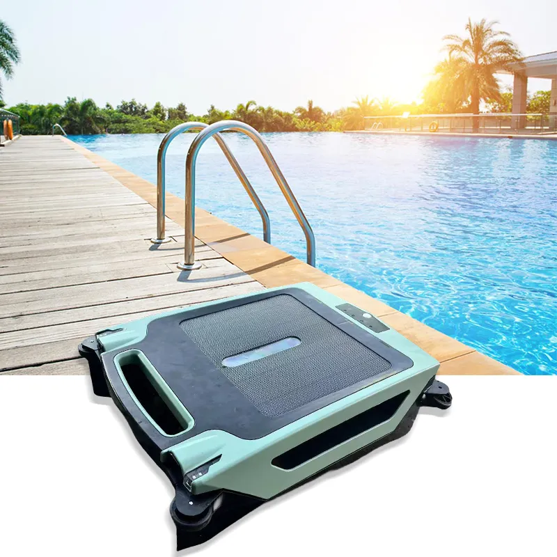 Cordless Robotic Pool Cleaner Front View