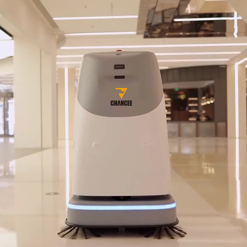 Chancee SC50 Electric New Walk-Behind Automatic Robot Floor Scrubber Sweeper Self-Propelled Cleaning Machine