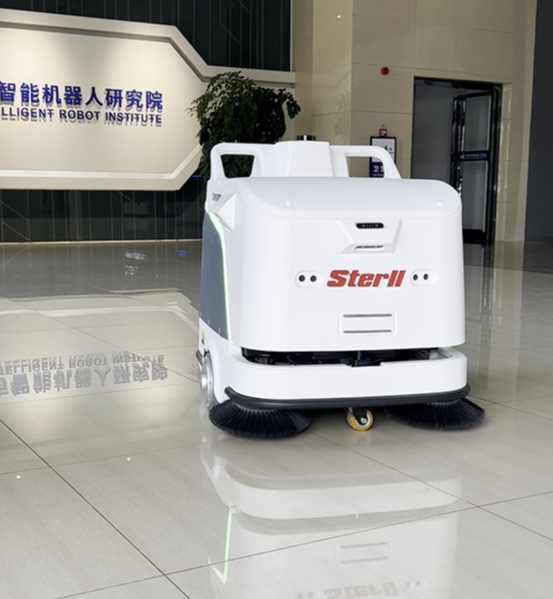 Commercial Intelligent Floor Scrubber Machine Outdoor Industrial Robot for Cleaning Smart Mopping Scrubber Machine