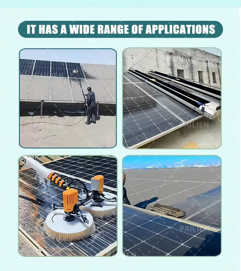 Photovoltaic panel cleaning machine