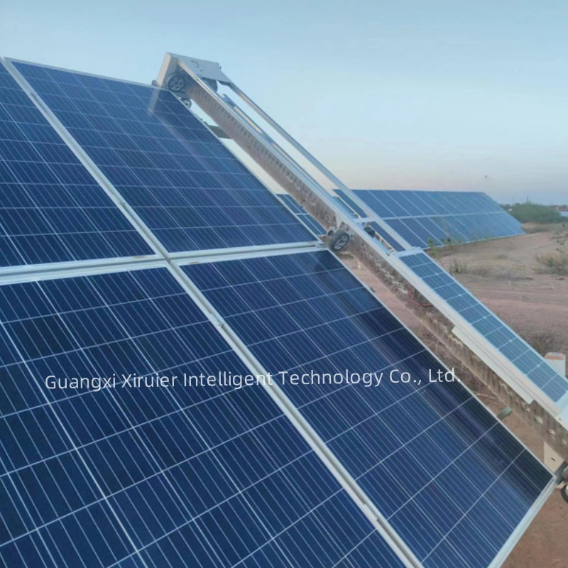 Remote Control Solar Cleaning Robot Industrial Wet /Dry Use Photovoltaic Cleaning Equipment
