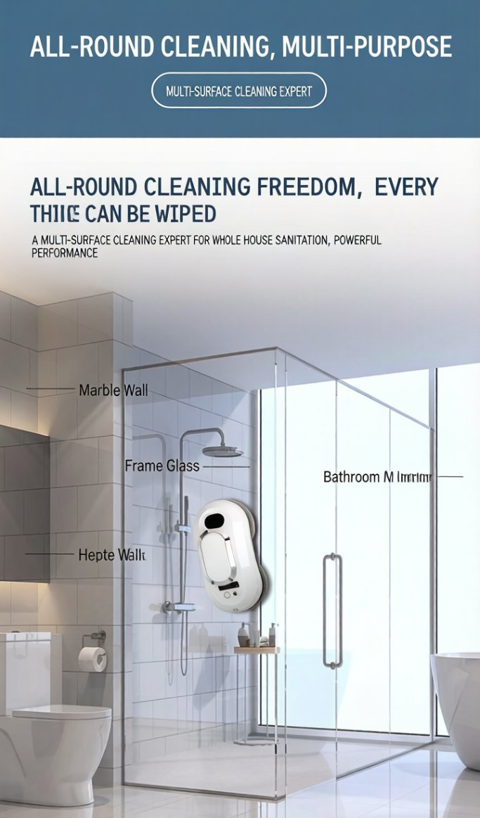 2026 Left-Right Edge Intensive Mode for Optimal Window Cleaning Robot Results