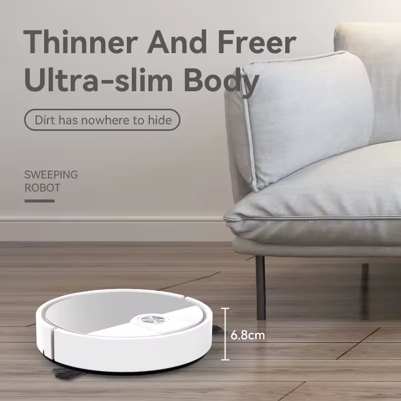 Intelligent Sweeping Robotic Vacuum Cleaner Brush Motor Mopping Vacuuming