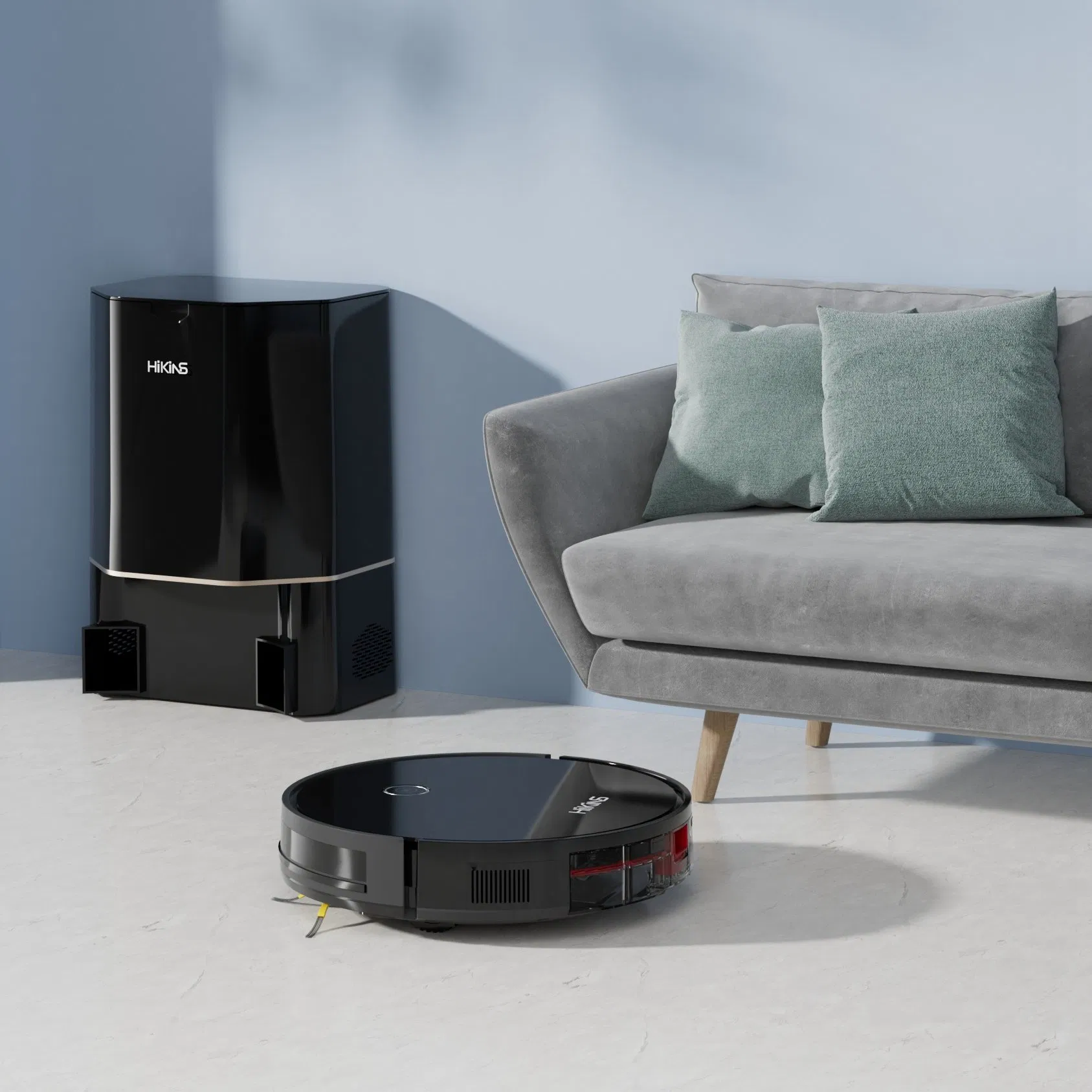 Popular 4000PA Wet and Dry Robotic Vacuum Cleaner with Planned Cleaning