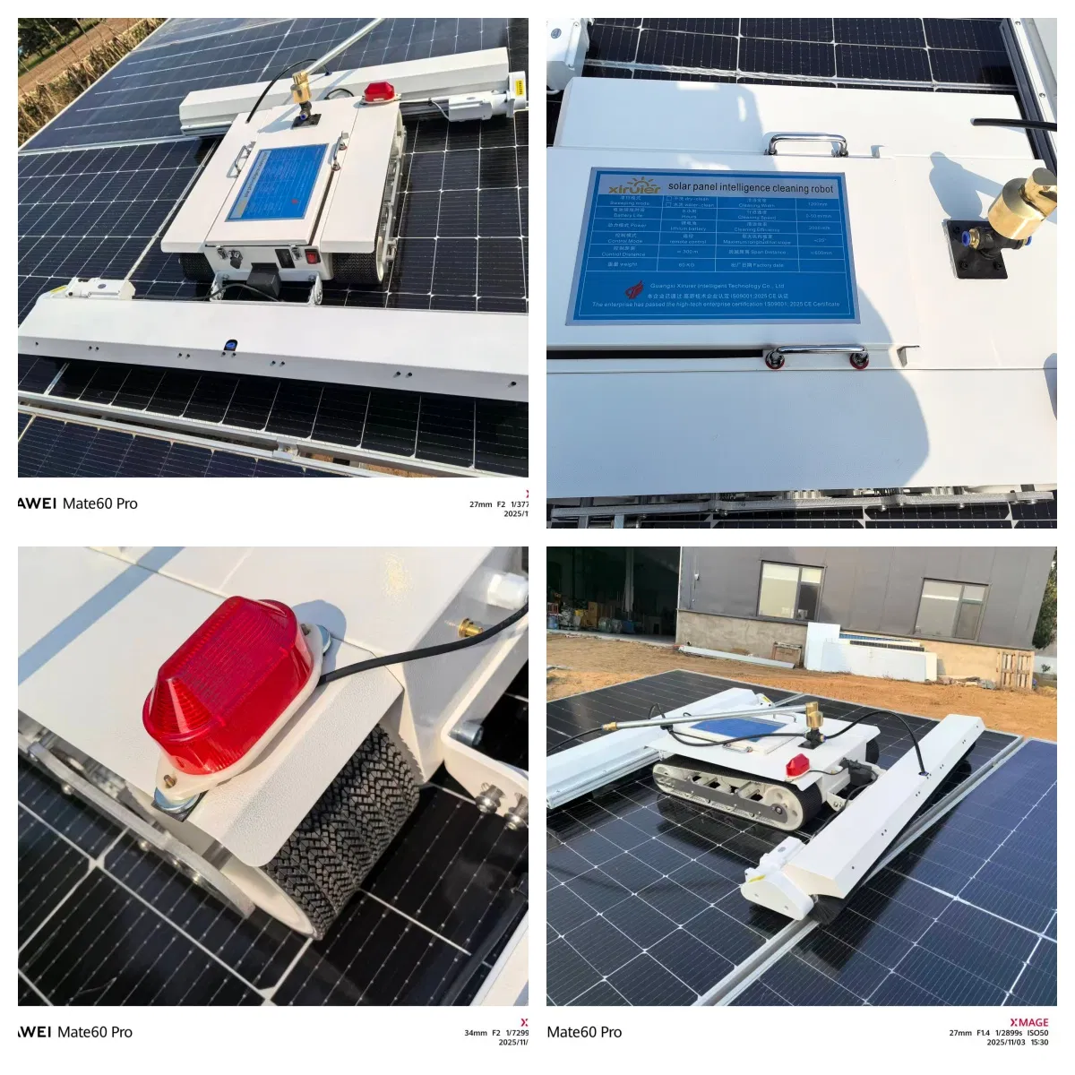 Solar Panel Cleaning Robot Export for Solar Station Daily Cleaning Auto Machine