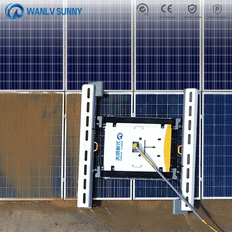Auto-Path-Planning Optional Solar Panel Cleaning Robot Cleaner PV Cleaning Machine High-Pressure Solar-Panel-Cleaning-Equipment