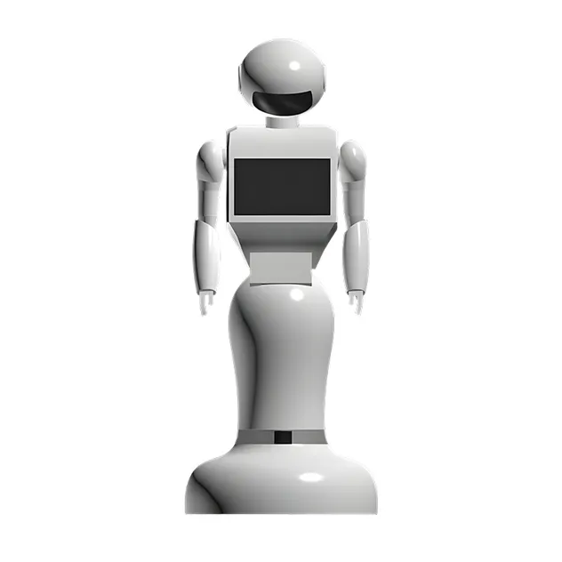 AI Robot Side View