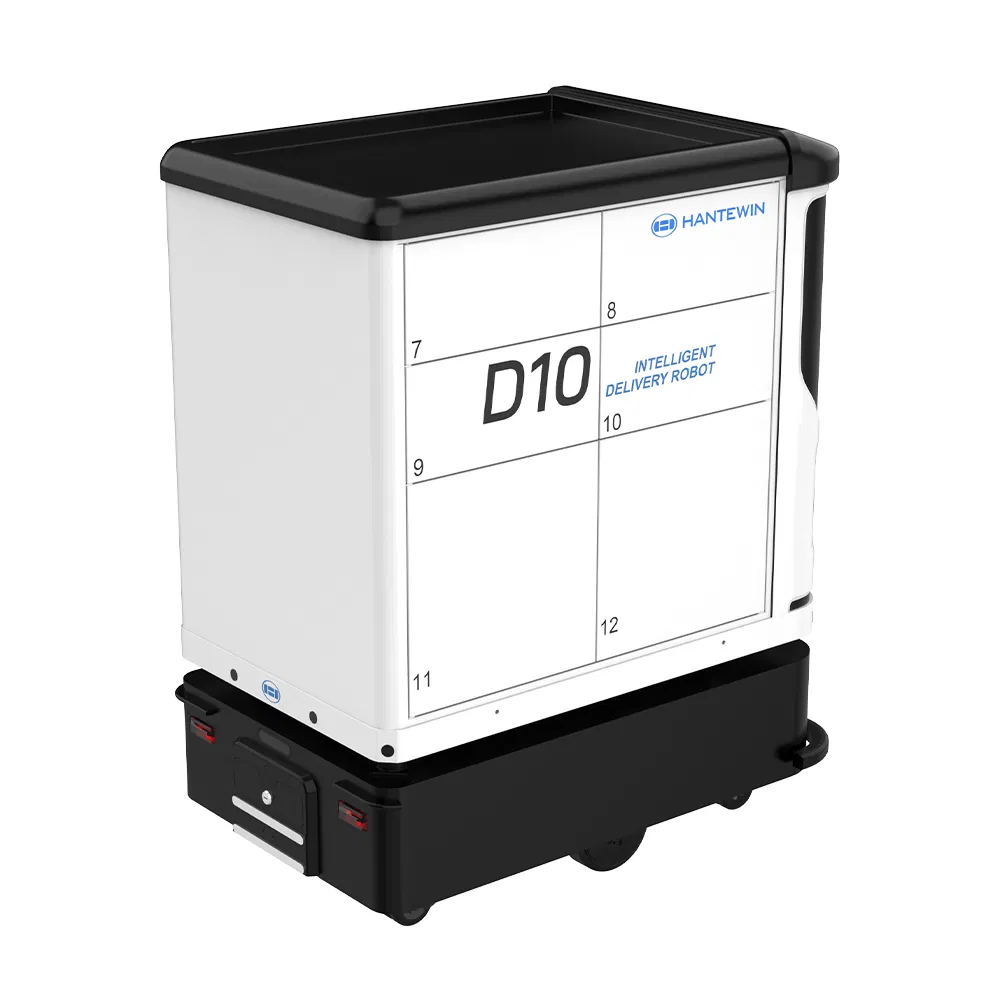 Multiple Storage Cabinets Hotel Office Item Autonomous Commercial Pacakge Delivery Robot