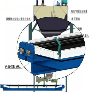 Silo Cleaning Robot for Industrial Warehouse