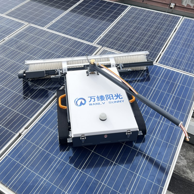 24 Volt Battery Powered Industrial Robot for Solar Photovoltaic Kit Cleaning