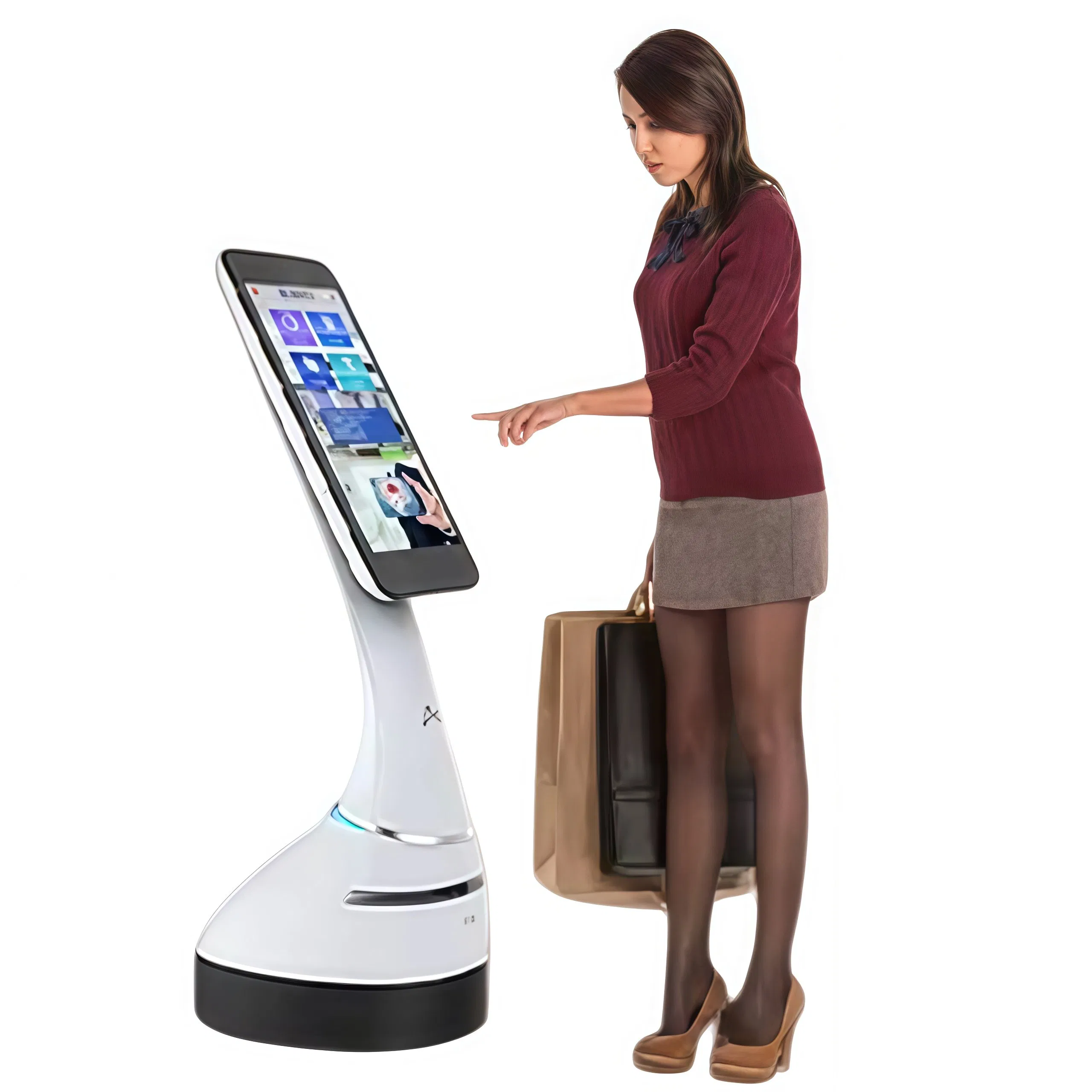 Ai Front Desk Reception Machine - Smart Receptionist - Jingling Service Robot