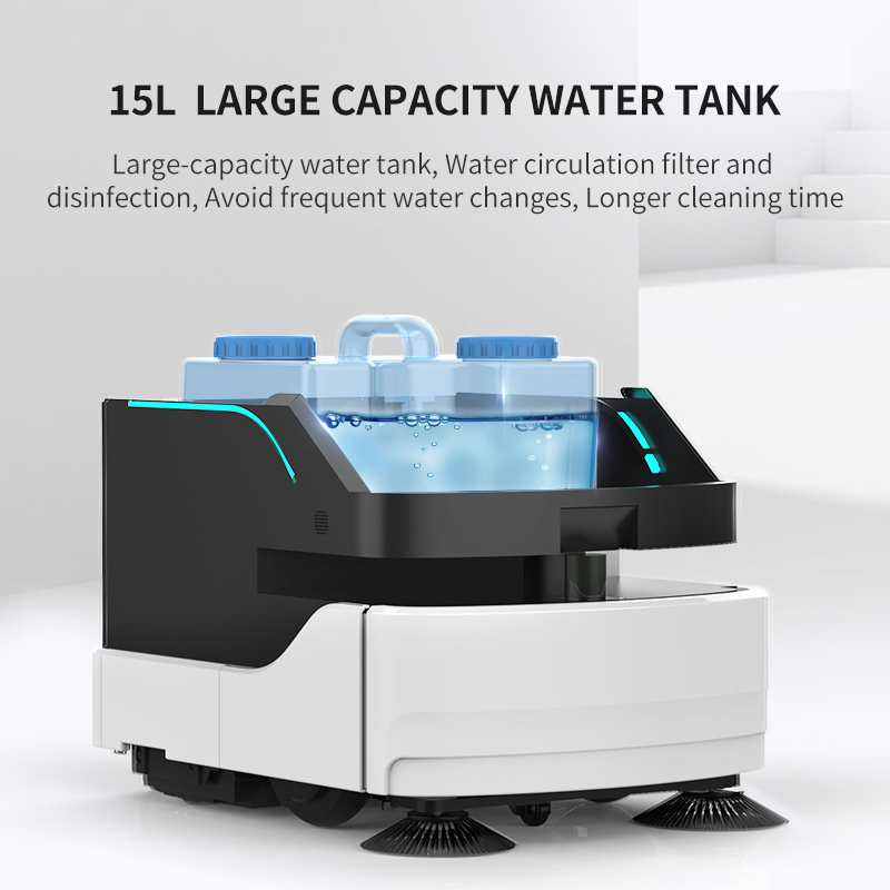 Autonomous Intelligent Equipment Sweeping Vacuum Mopping Automatic Floor Cleaning Robot