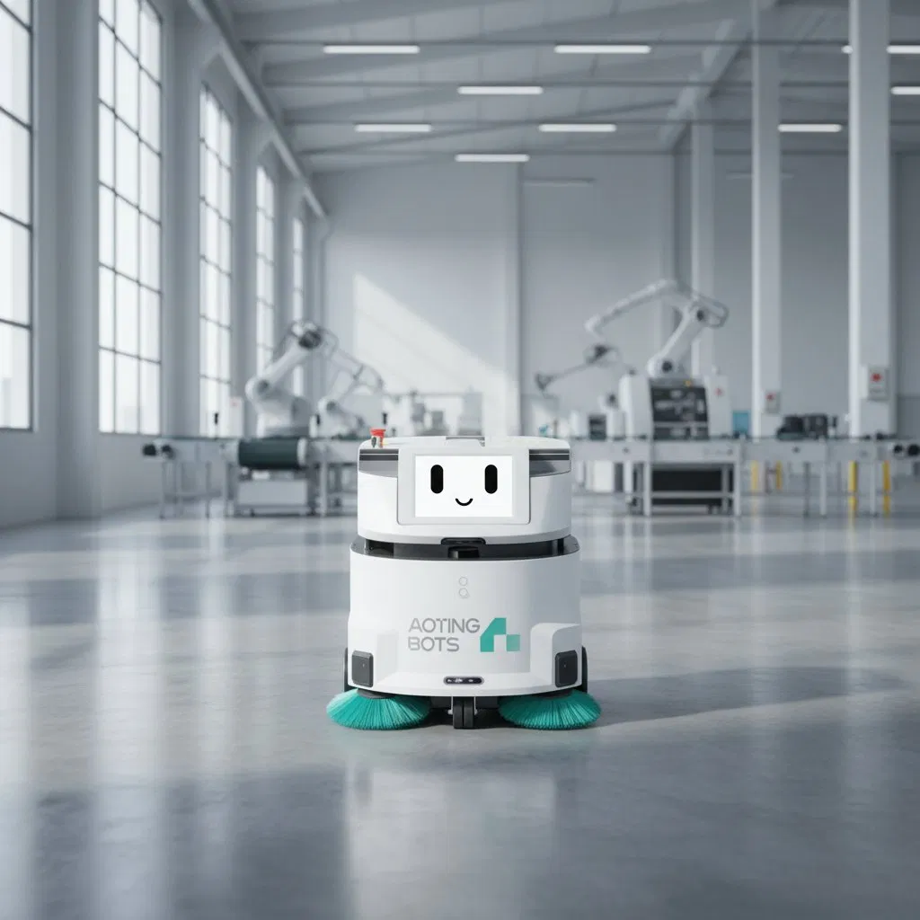 Hot Selling Industrial-Grade Warehouse Indoor Commercial Waterless Cleaning Robot
