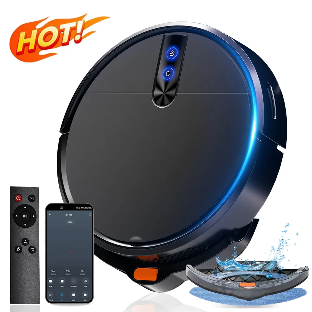 Robot Vacuum Cleaner Intelligent Controlled by Alexa Powerful Suction Self-Charging