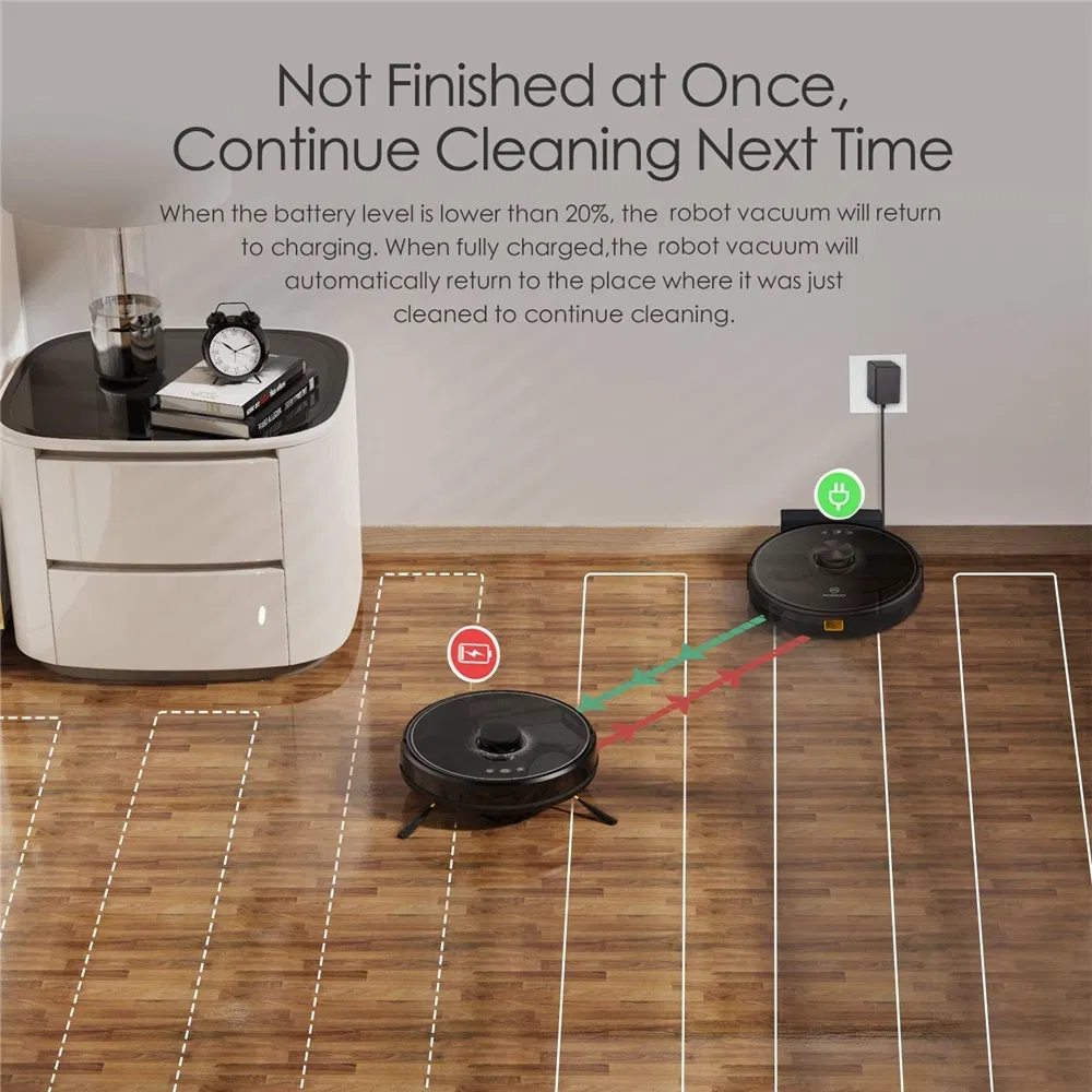 Smart Camera Robotic Vacuum Cleaner Automatic Sweeping Vacuum Cleaner for Pet Hair Carpet Hard Floor