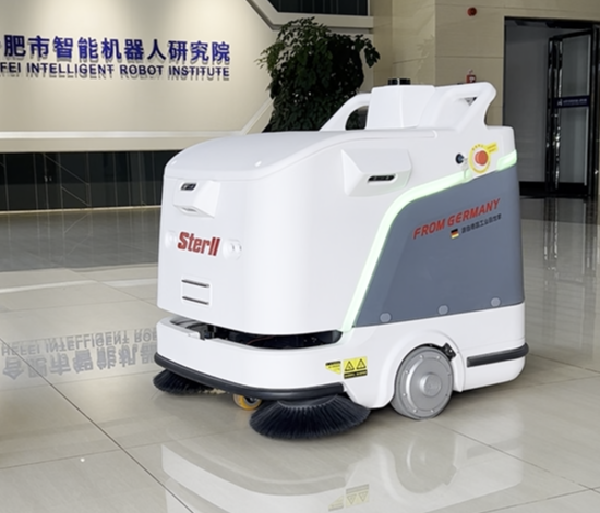 Commercial Intelligent Floor Scrubber Machine Outdoor Industrial Robot for Cleaning Smart Mopping Scrubber Machine
