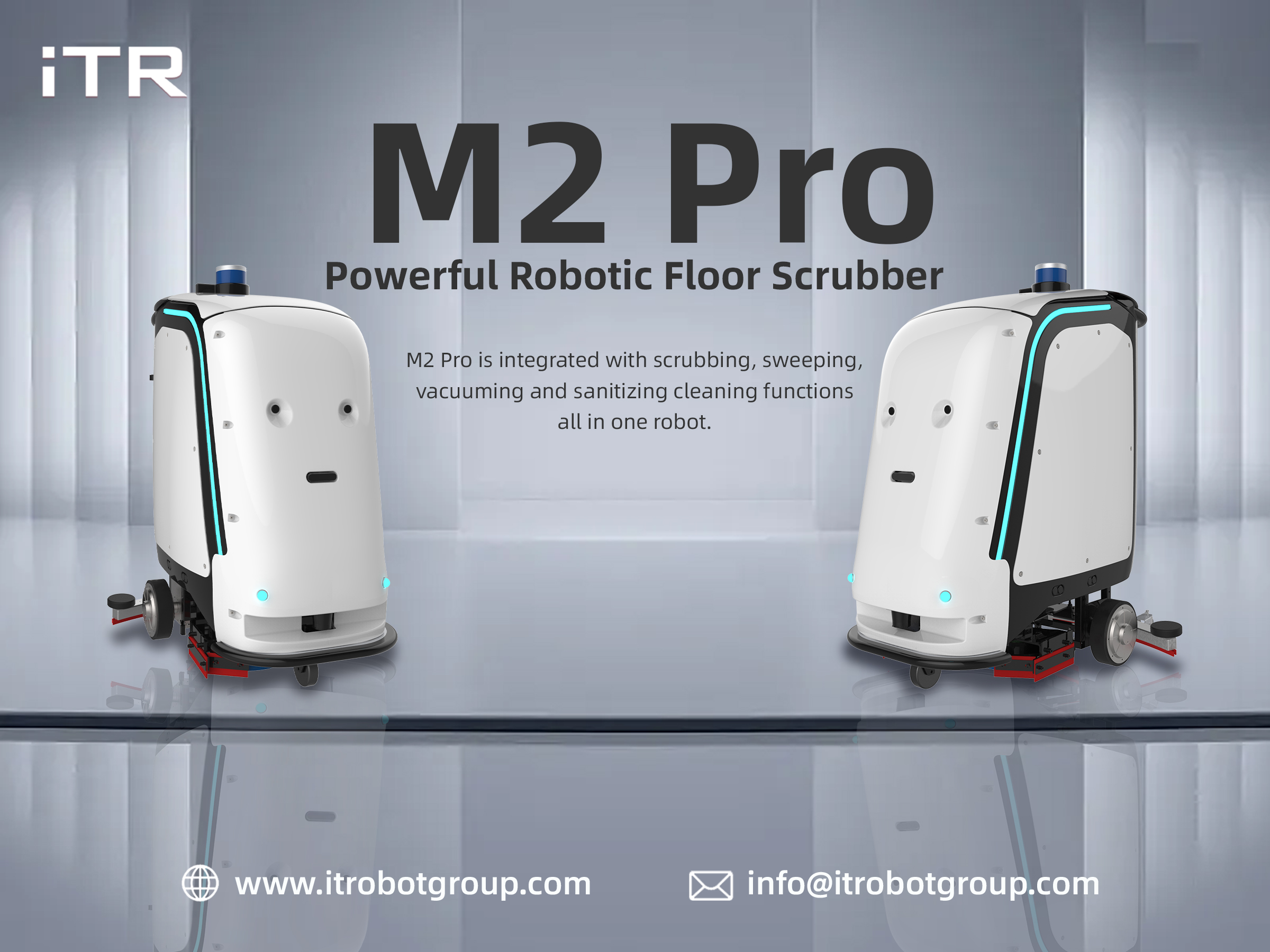 New Arrival Commercial Cleaning Robots Intelligent Automatic Navigation with App Control Smart Floor Cleaning Robot