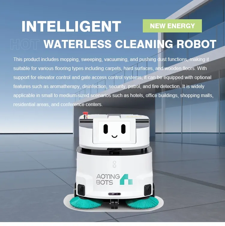 Waterless Cleaning Robot View 1