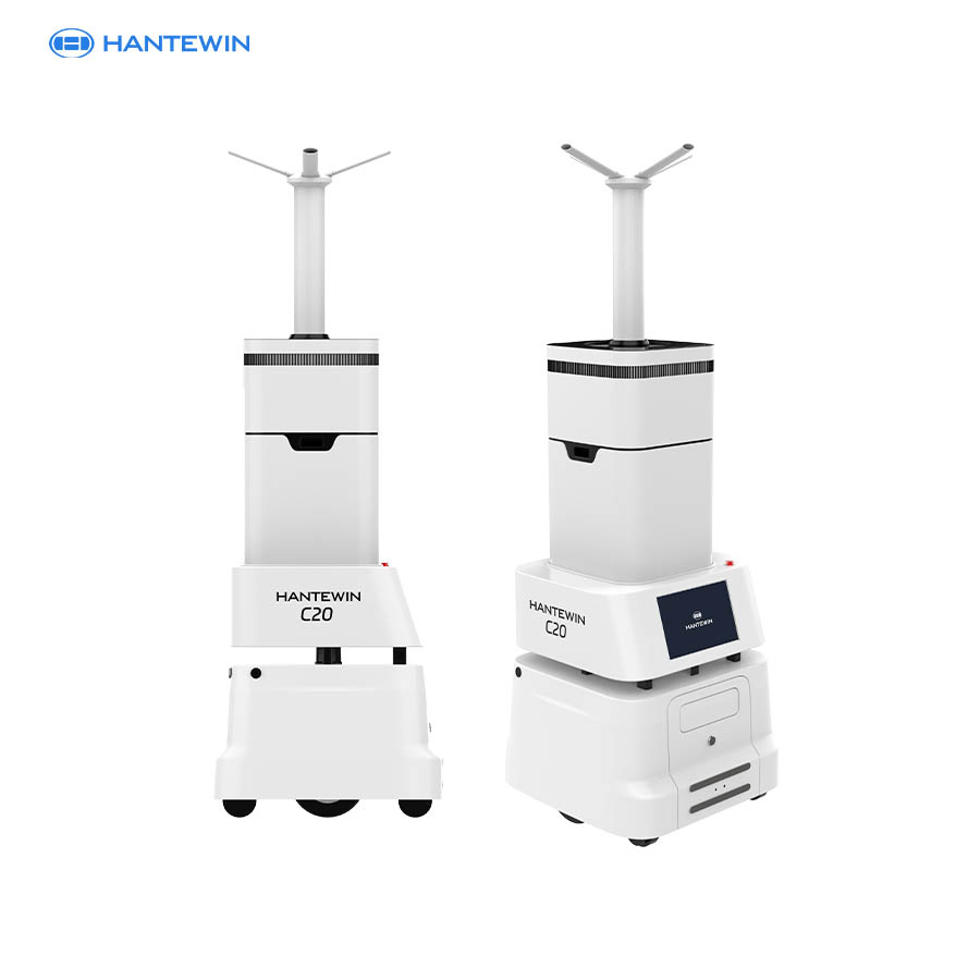 Smart Disinfection Robot with Atomizing Spray Technology for Hotels