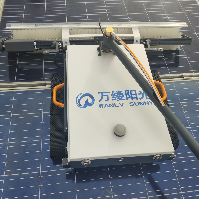 24 Volt Battery Powered Industrial Robot for Solar Photovoltaic Kit Cleaning