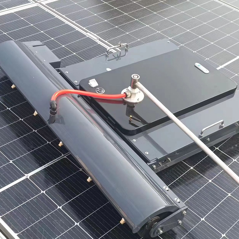 Ple Solar Panel Cleaning Machine Wet and Dry Solar Panel Cleaning Robot