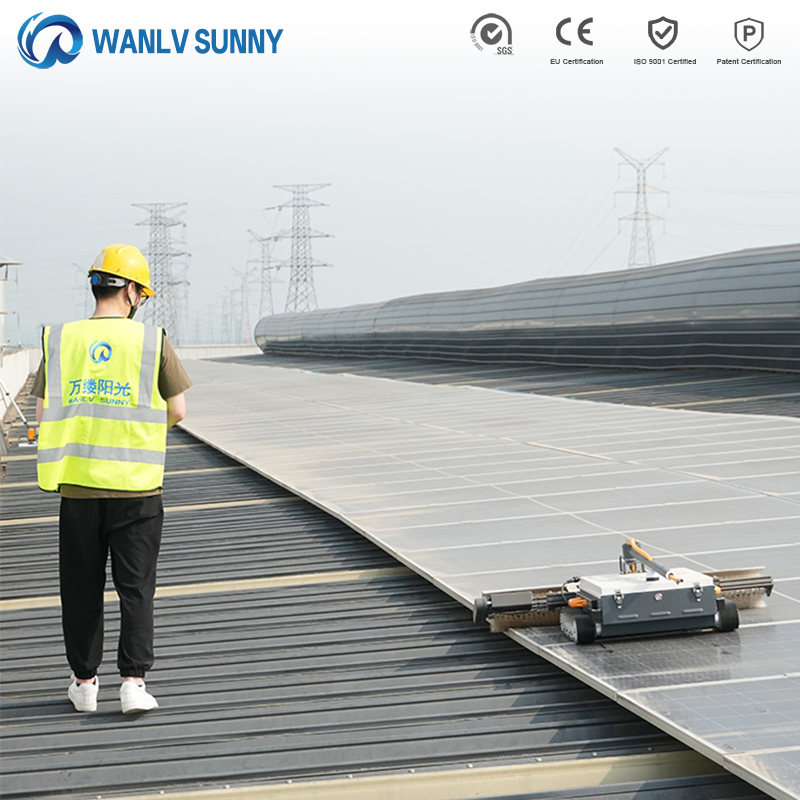Drone Solar Panel Cleaning Robot with Advanced Automatic Technology for Cleaning Machine