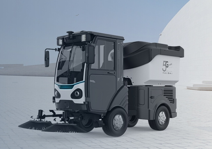 Autonomous Deepblue street sweeping robot road sweeping robot for Street service
