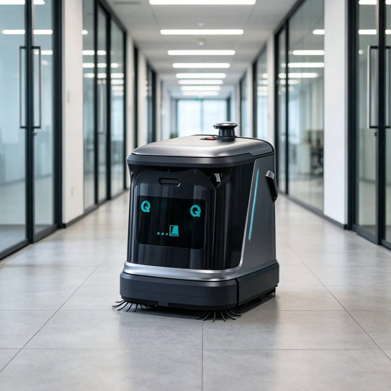 Multi-Functional Cleaning Robot for Industrial and Commercial Use