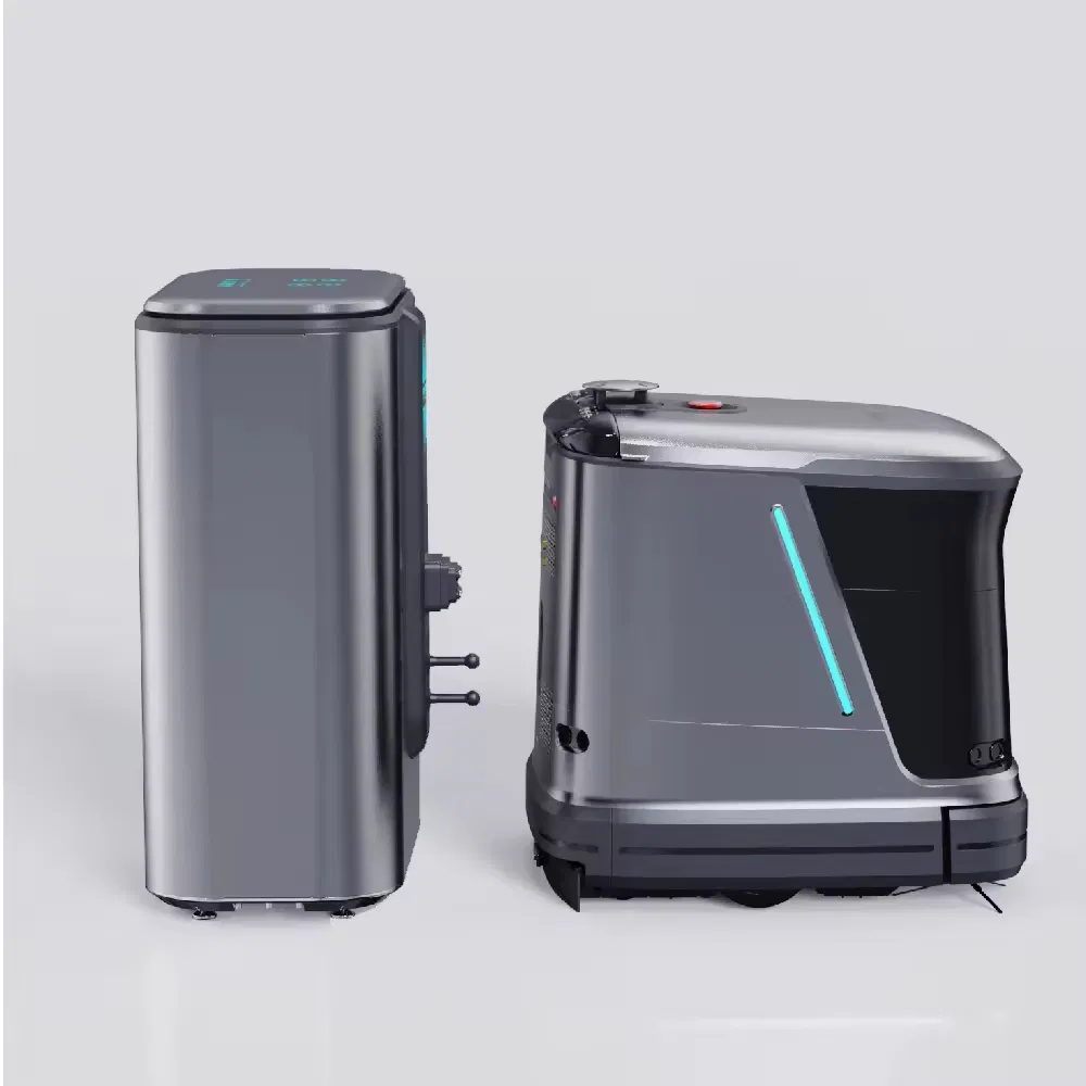 Commercial Industrial Floor Sweeping Mopping Vacuuming Dusting 4 In1 Automatic Cleaning Robot