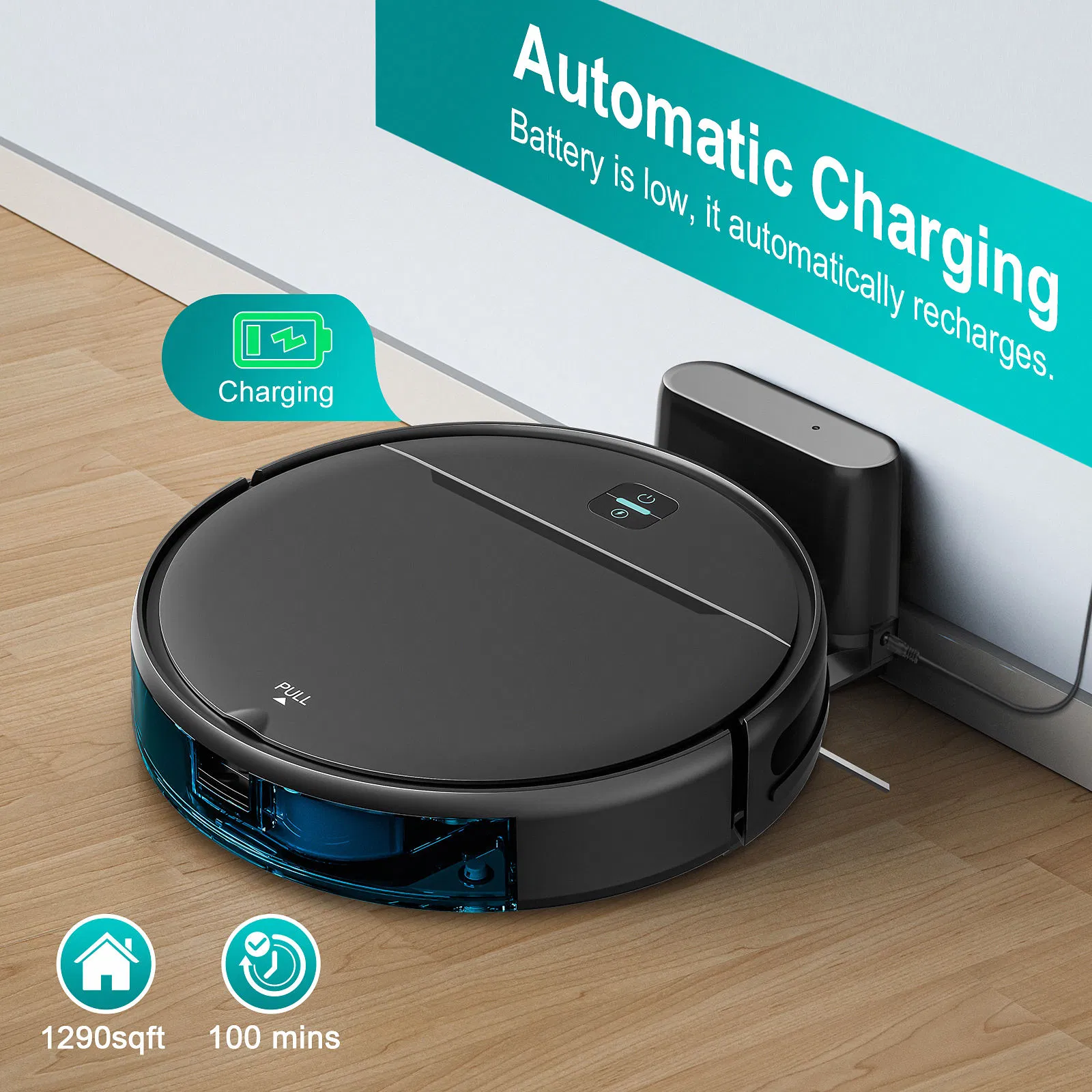 Intelligent Cleaning Robot Vacuum Cleaner APP-Controlled Mop Wet Dry Sweeping Aspiradora Robot Battery Household Use
