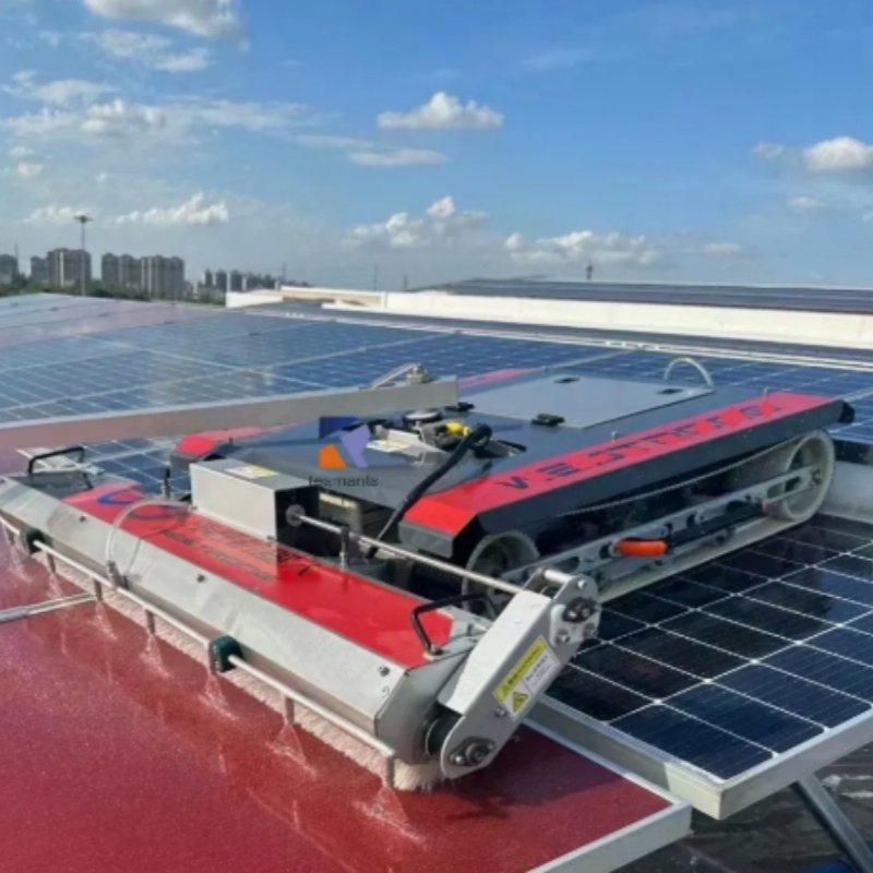 2025 Solar Module Panel Cleaner Automatic Equipment Machine Solar Panel Cleaning Robot