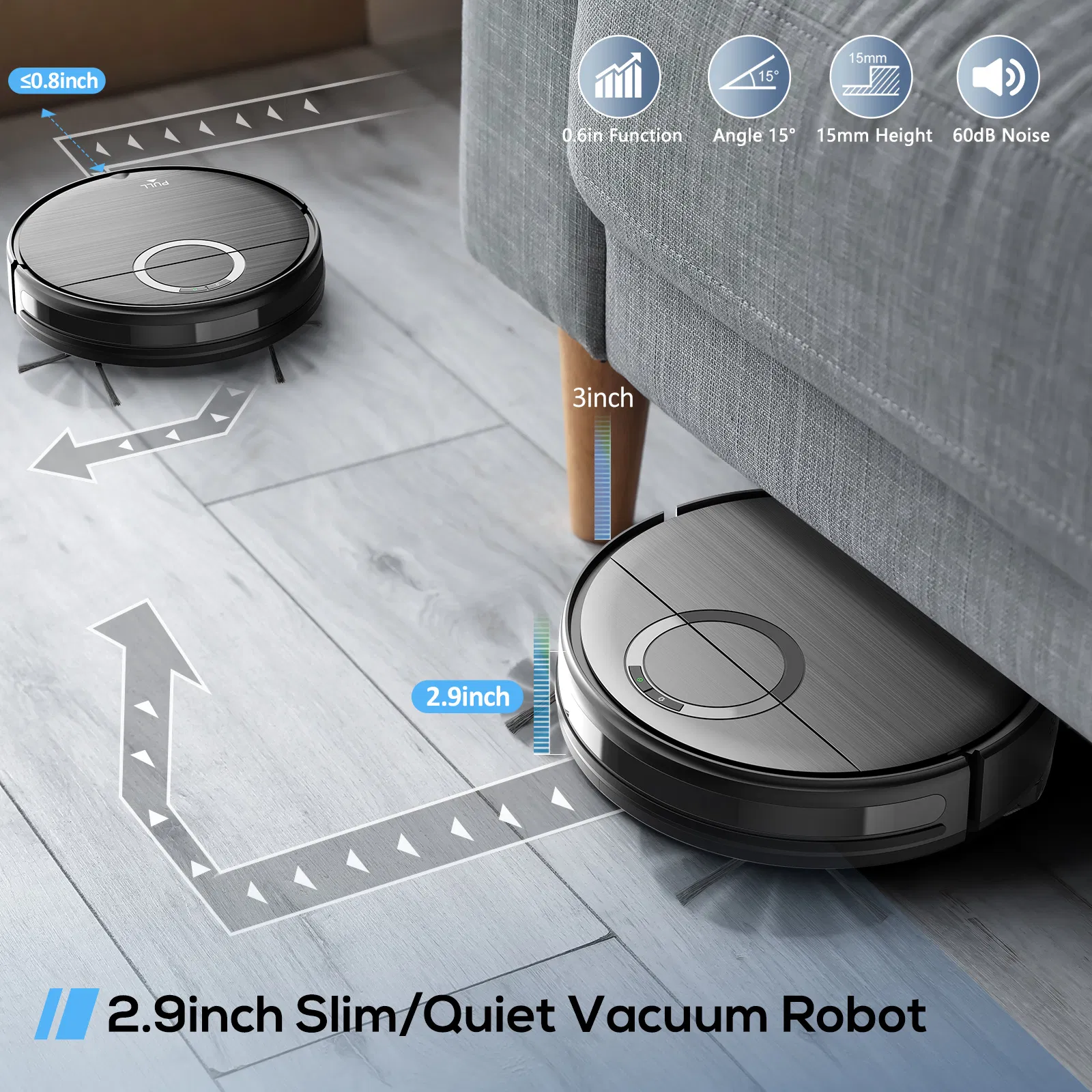Robotic Vacuum Cleaner View 6