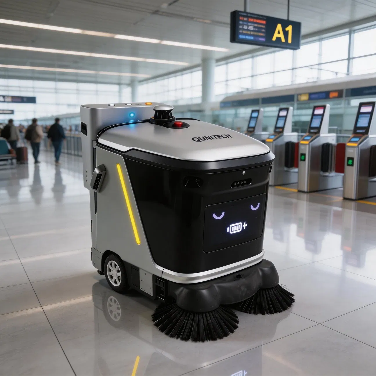 Intelligent Carpet High Performance Commercial Floor Cleaning Robot