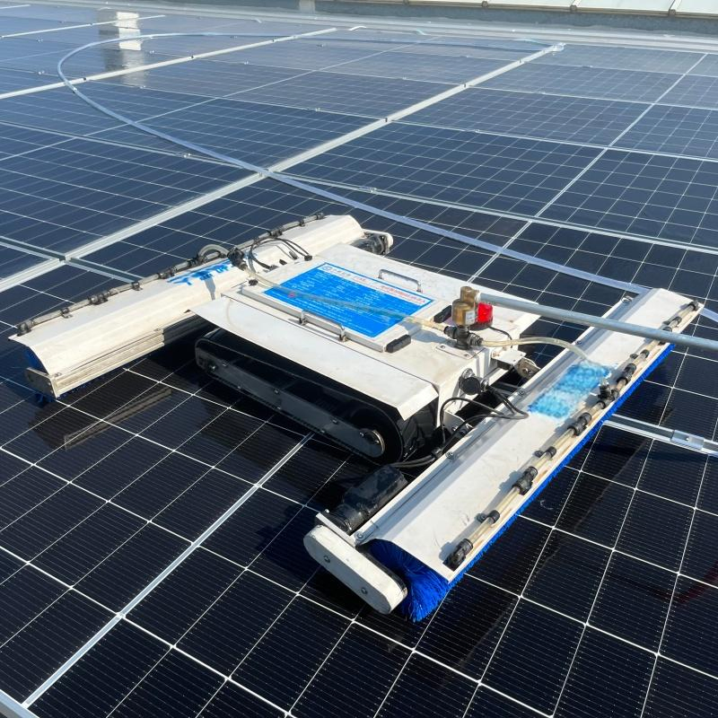 Automated Solar Panel Cleaning Robot for Effortless Maintenance