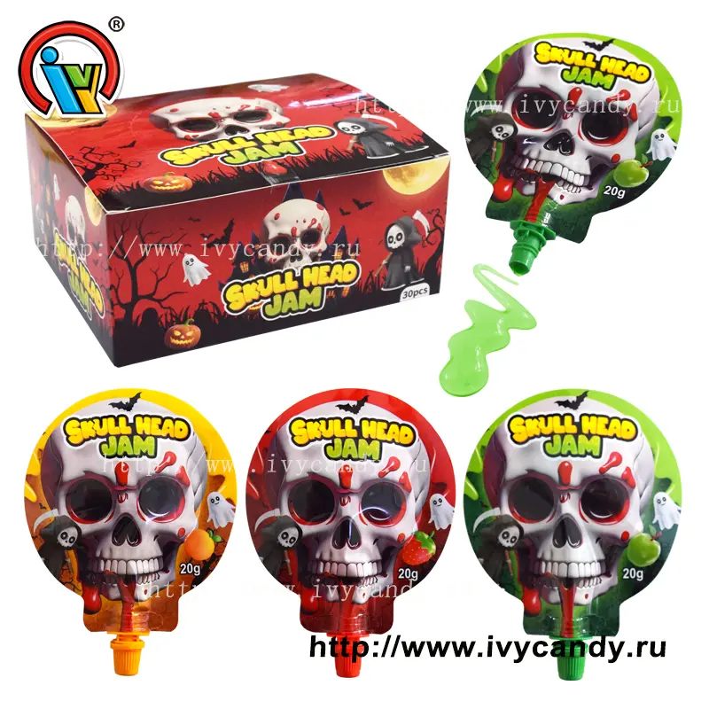 OEM Китайская фабрика Skeleton squeeze fruit jam конфеты импортер Поставщики, Заводы