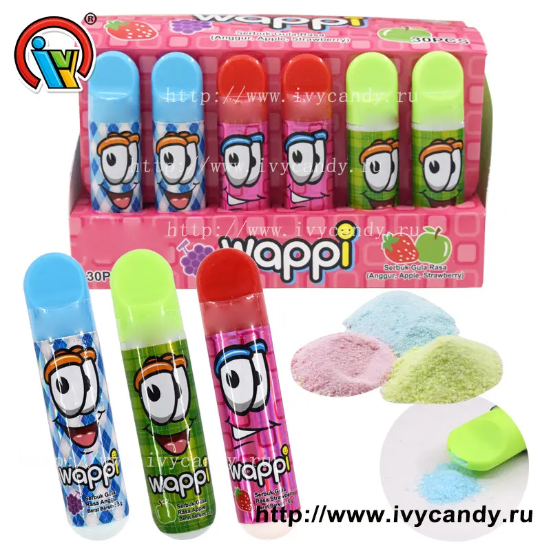 OEM Новая бутылка в форме сигареты для сосания фруктового аромата, кислый порошок, конфеты, импортер сладостей Поставщики, Производители