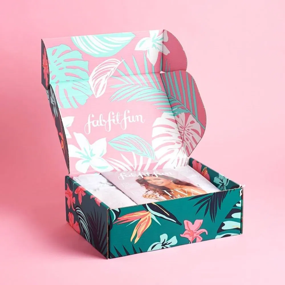 Caixa de Embalagem de Papelão Corrugado Personalizada para Roupas, Calçados e Acessórios de Luxo com Impressão Completa