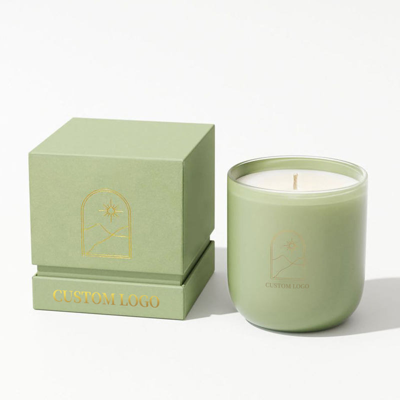 Caixas de Presente de Luxo com Tampa Magnética Conjunto de Velas Brancas Elegantes para Dama de Honra Embalagem de Presente Personalizada