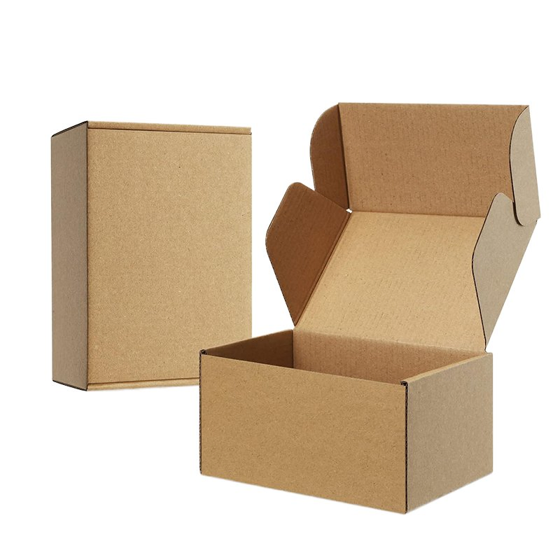 Caixas de papelão ondulado biodegradáveis e ecológicas personalizadas para envio de embalagens biodegradáveis